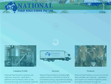 Tablet Screenshot of nationalfeedsolutions.com.au